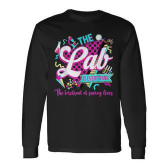 The Lab Is Everything Lab Week 2024 Medical Science Women Long Sleeve T-Shirt - Seseable