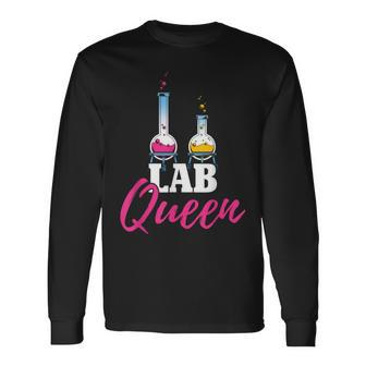 Lab Queen Lab Technician Medical Laboratory Scientist Long Sleeve T-Shirt - Monsterry