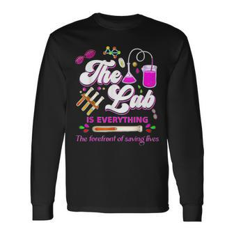 Lab Week 2024 The Lab Is Everything Medical Assistant Women Long Sleeve T-Shirt | Mazezy