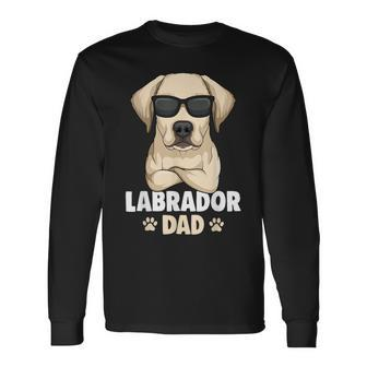 Labrador Dog Dad Langarmshirts - Seseable