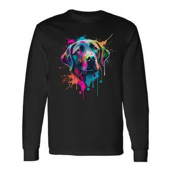 Labrador Dog Lovers Dog Owners Langarmshirts - Seseable