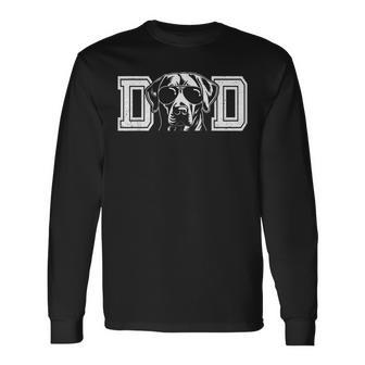 Labrador Dog Owner For Labrador Dad Father's Day Long Sleeve T-Shirt - Monsterry AU