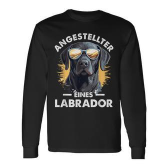 Labrador Employee Slogan Dog Langarmshirts - Seseable