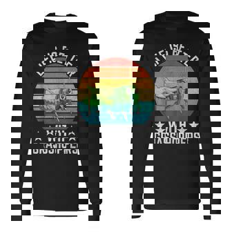 Laida Es Mejor Con Saltamontes Camiseta de manga larga - Regaloses