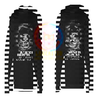 Lancaster New Hampshire Total Solar Eclipse 2024 Long Sleeve T-Shirt - Thegiftio