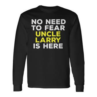 Larry Uncle Family Graphic Name Long Sleeve T-Shirt - Seseable