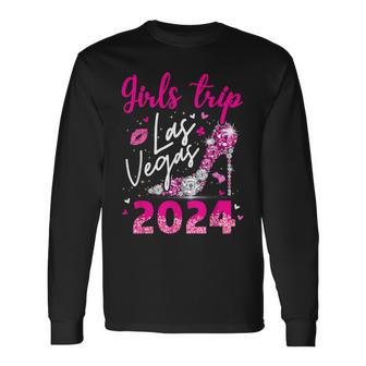 Las Vegas Girls Trip 2024 Girls Weekend Party Friend Match Long Sleeve T-Shirt - Monsterry