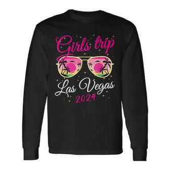 Las Vegas Girls Trip 2024 Girls Weekend Party Friend Match Long Sleeve T-Shirt | Mazezy UK