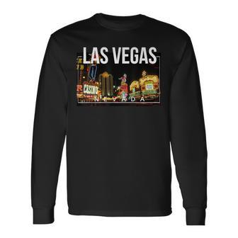 Las Vegas Nevada Strip For Casino And Poker Fans Langarmshirts - Seseable