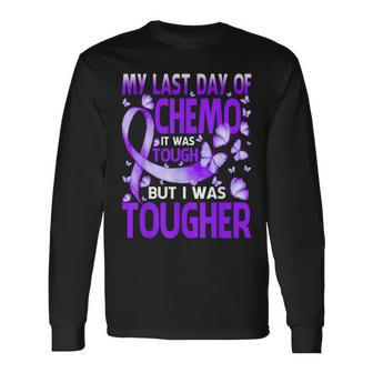 My Last Day Of Day Chemo Hodgkin's Lymphoma Awareness Long Sleeve T-Shirt - Seseable