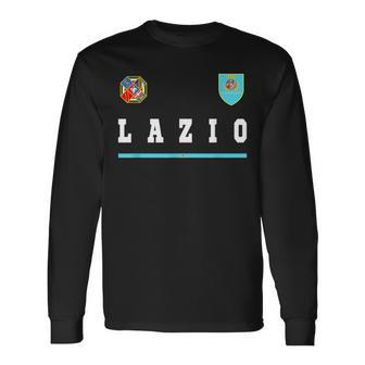 Lazio SportsSoccer Jersey Flag Football Long Sleeve T-Shirt - Thegiftio UK
