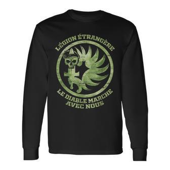 Le Diable Marche Avec Nous Legion Etrangere S Langarmshirts - Geschenkecke