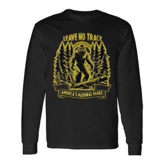 Leave No Trace America's National Parks Long Sleeve T-Shirt - Seseable