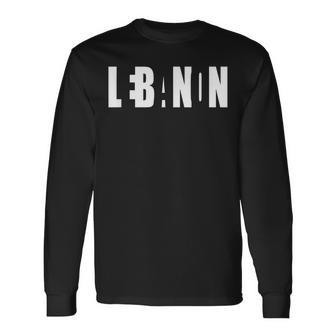 Lebanon Lebanese Republic Home Native Country Pride Protest Long Sleeve T-Shirt - Monsterry