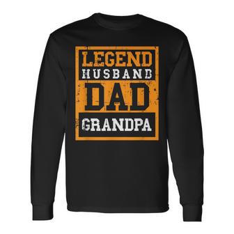 Legend Ehemann Papa Opaatertag Langarmshirts - Geschenkecke