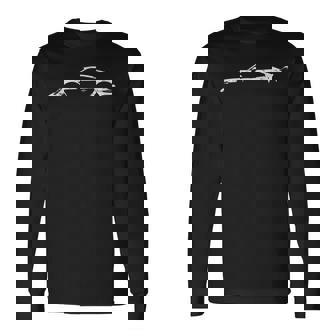 Legendary Sports Car Iconic 911 Silhouette Vintage Long Sleeve T-Shirt | Mazezy