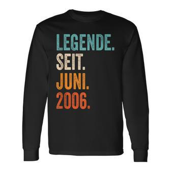 Legende Seit Juni 2006 18 Jahre Langarmshirts - Seseable