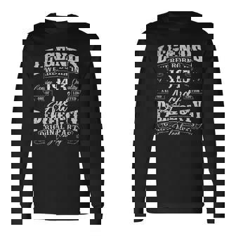 Legends Were Born In 1943 Year Of Birth Birthday Long Sleeve T-Shirt - Thegiftio UK