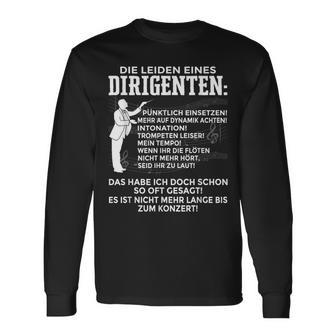 Leiden Eines Conductor Musician Choir Concert Orchestra Langarmshirts - Seseable