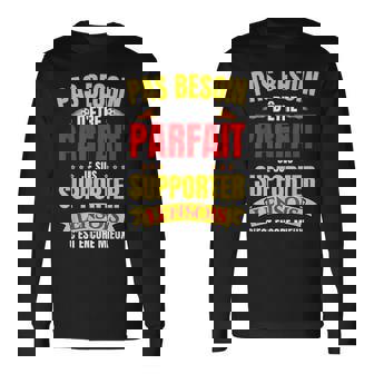 Lensois Foot Supporter De Lens Je Suis Supporter Lensois T-shirt à manches longues - Cadeauxyz