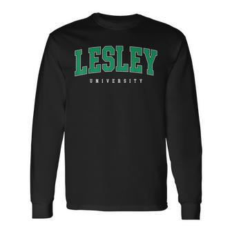 Lesley University Long Sleeve T-Shirt - Seseable