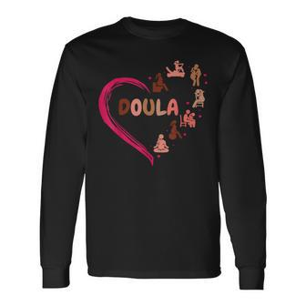 Let's Doula This Doula For Labor Support Long Sleeve T-Shirt - Monsterry DE