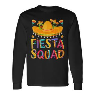 Let's Fiesta Cinco De Mayo Mexican Party Guitar Lover Long Sleeve T-Shirt | Mazezy DE
