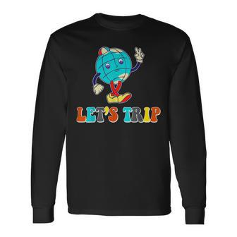 Let's Trip Sturniolo Triplets Girls Trip Vacation Long Sleeve T-Shirt - Seseable