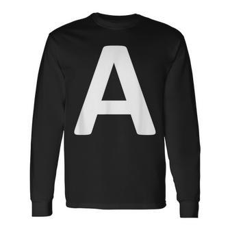 Letter A Langarmshirts - Geschenkecke