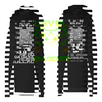 Level 100 Days Of School Unlocked Gamer Video Games Kid Boys Long Sleeve T-Shirt | Seseable UK