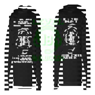 Level 18 Unlocked 18 Años Cumpleaños Gamer Regalo Divertido Camiseta de manga larga - Regaloses