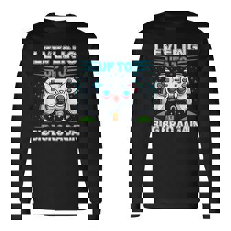 Leveling Up To Big Bro Again 2024 Gamer Long Sleeve T-Shirt - Monsterry