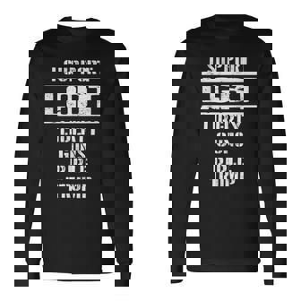 Liberty Guns Bible And Trump Supporters 2Nd Amendment Long Sleeve T-Shirt - Thegiftio