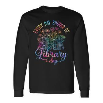 Library Quotes Long Sleeve T-Shirt | Mazezy