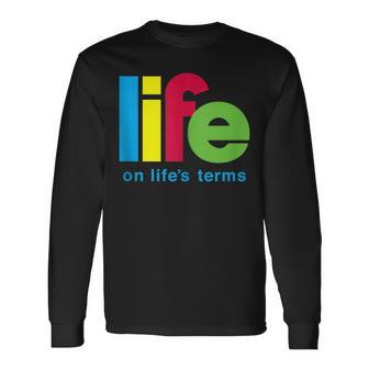 Life On Life's Terms Aa Na Sobriety Recovery Long Sleeve T-Shirt - Monsterry CA