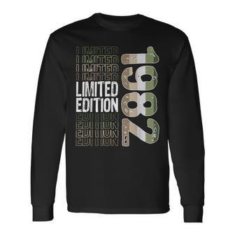 Limited Edition Vintage 1982 Retro Birthday Long Sleeve T-Shirt | Mazezy
