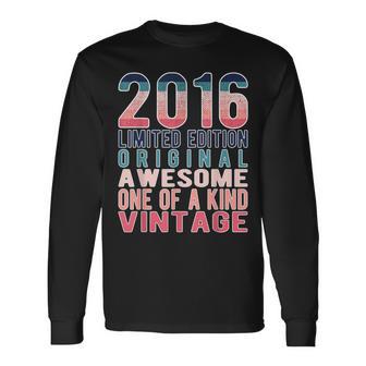 Limited Editionintage Retro Geburtsjahr 2016 Langarmshirts - Geschenkecke