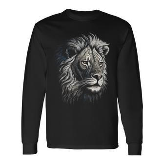 Lion Animal Lion Langarmshirts - Seseable