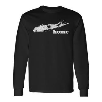 Long Island Home Represent Long Island Ny Is Our Home Long Sleeve T-Shirt - Monsterry CA