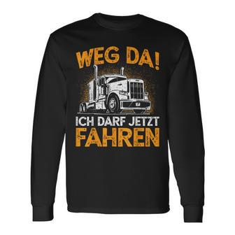 For Lorry Drivers And Drivers Langarmshirts - Seseable