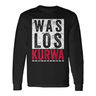 Was Los Kurwa Polska Kurwa Für Stolze Poland Langarmshirts - Geschenkecke