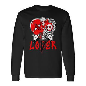 Loser Lover Dripping Heart Red 5S For Women Long Sleeve T-Shirt - Monsterry DE