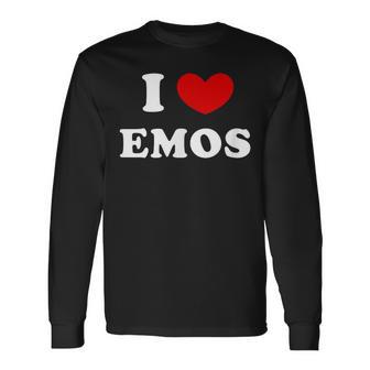 I Love Emos I Love Emos Langarmshirts - Geschenkecke