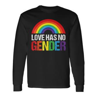 Love Knows No Gender For Lgtb Csd Friends Long Sleeve T-Shirt - Monsterry UK