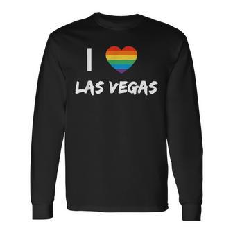 I Love Las Vegas Gay Pride Lbgt Long Sleeve T-Shirt - Monsterry UK