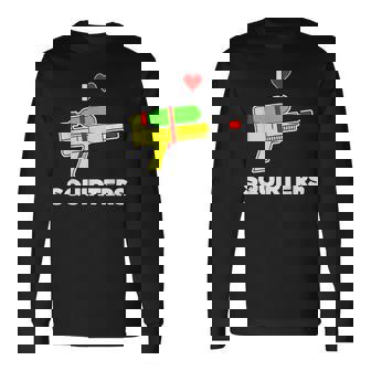 I Love Squirters Quote Long Sleeve T-Shirt | Mazezy
