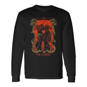 The Love Tarot Card Lovers Lgbt Long Sleeve T-Shirt - Monsterry AU