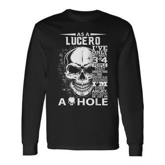 Lucero Definition Personalized Custom Name Loving Kind Long Sleeve T-Shirt - Monsterry