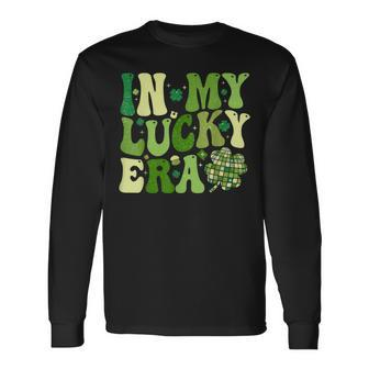 In My Lucky Era Happy St Pattys Day Girls Ns Long Sleeve T-Shirt - Seseable