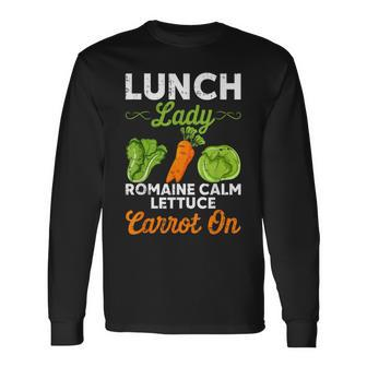 Lunch Lady Squad Cafeteria Worker Dinner Lady Cooking Long Sleeve T-Shirt - Seseable